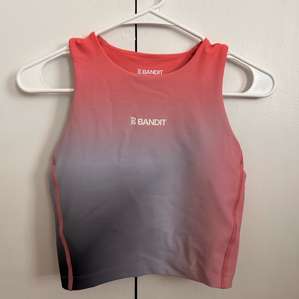 Bandit Stamina Race Crop in Thistle Print Spring 25
